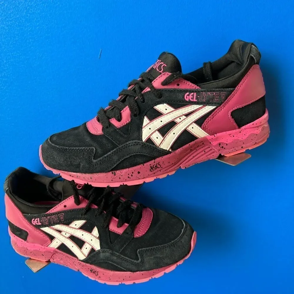 ASICS Gel-Lyte III 3 50/50 Pack Purple Toe Black White Men’s 8 H5V0L-3390 Tiger